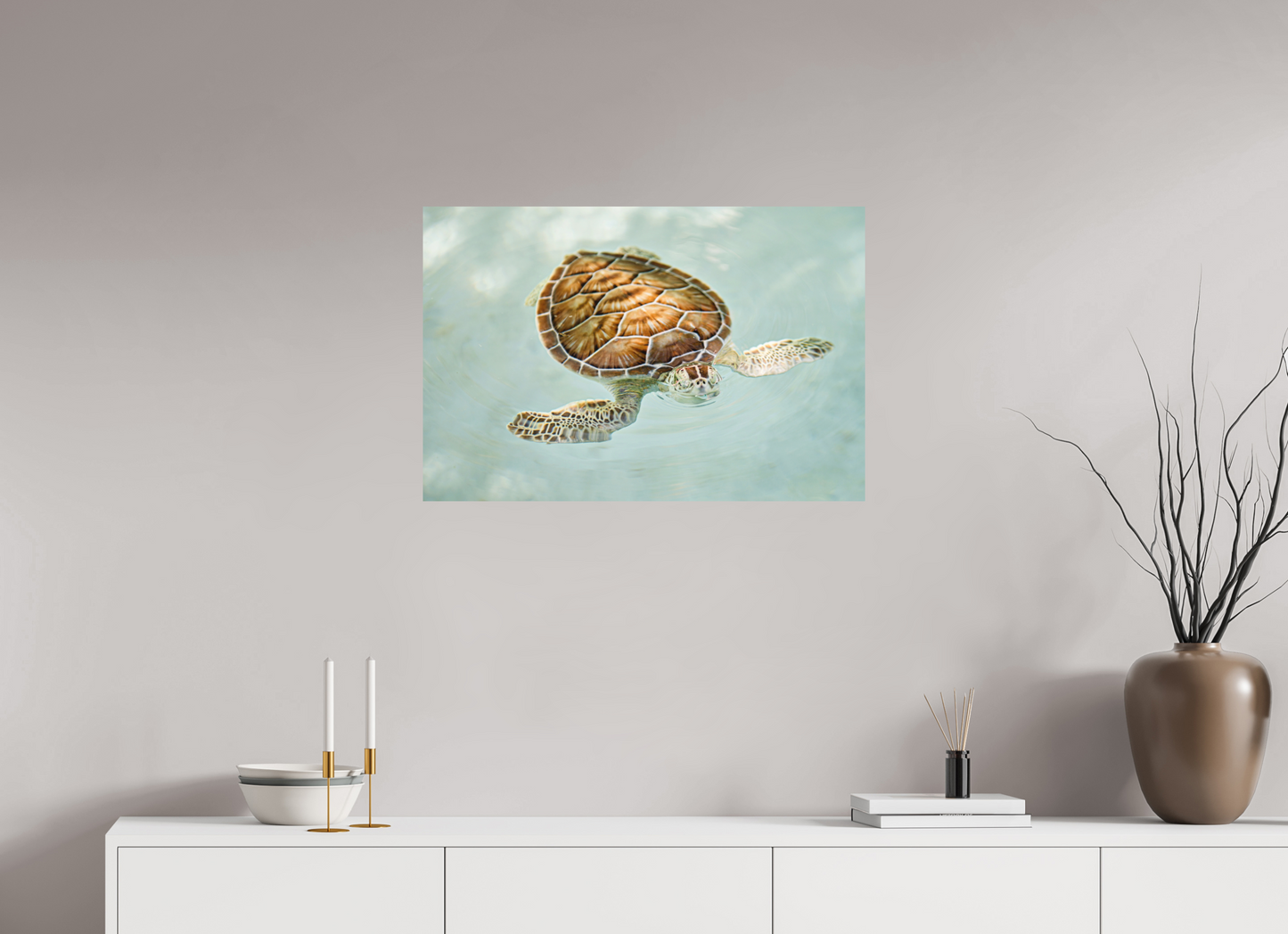 Bubbly Sea Turtle