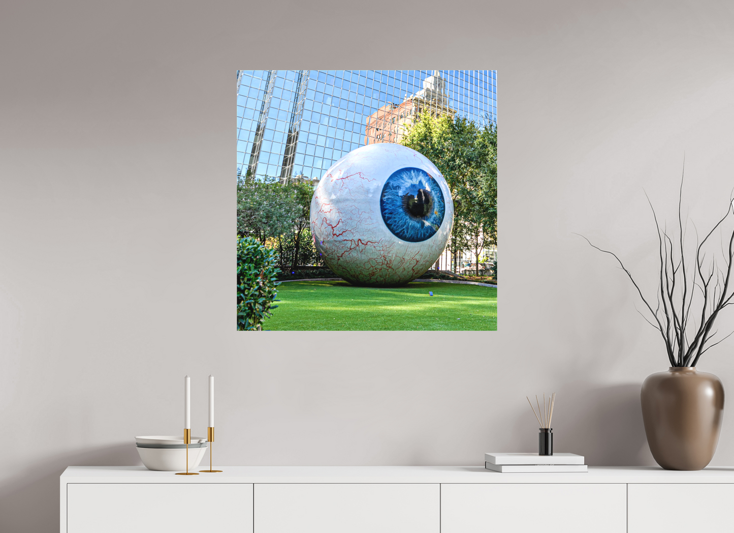 30 x 30″, Canvas Print Feast your eye