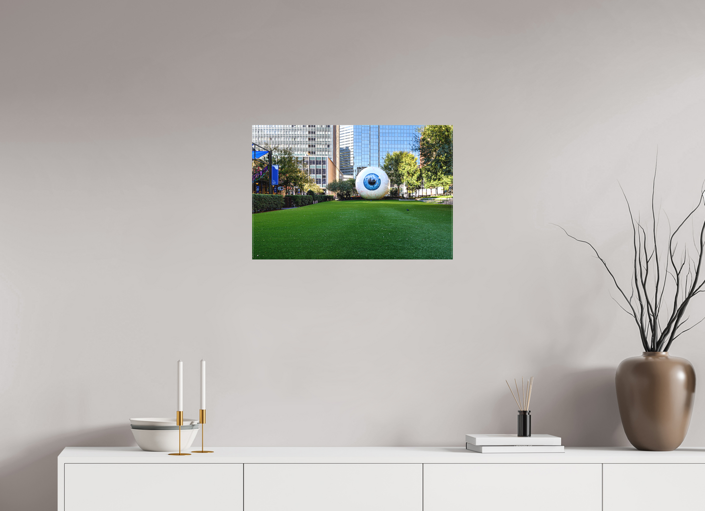 24 x 16″, Canvas Print In the public eye