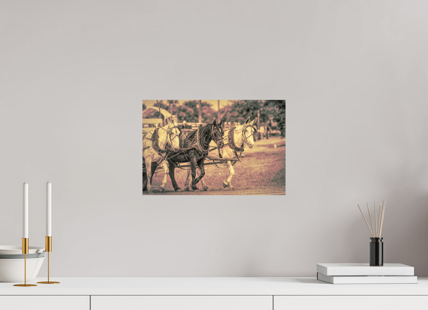 15 x 10″, Color Print Horsepower