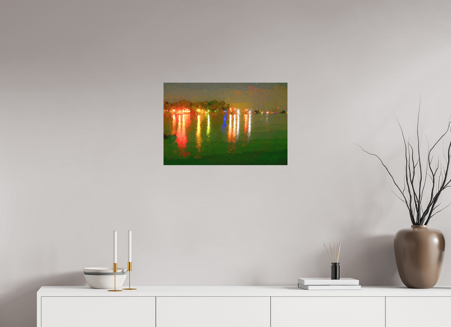 24 x 16″, Color Print Reflecting on the Lake Life