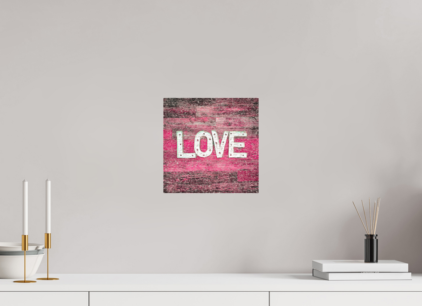Adore on a wall