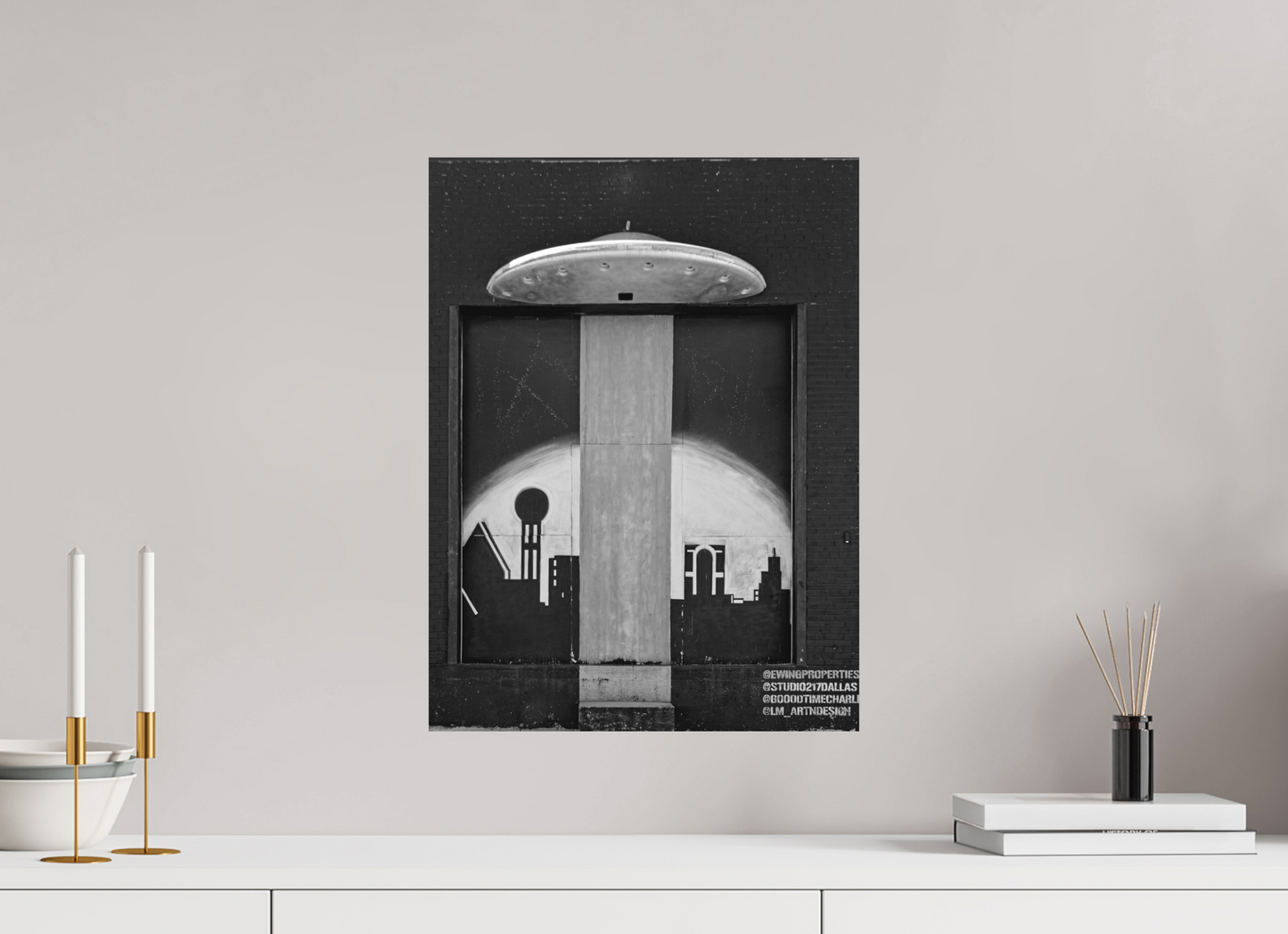 15 x 20″, Black and White Print Snatchin' Yo People Up