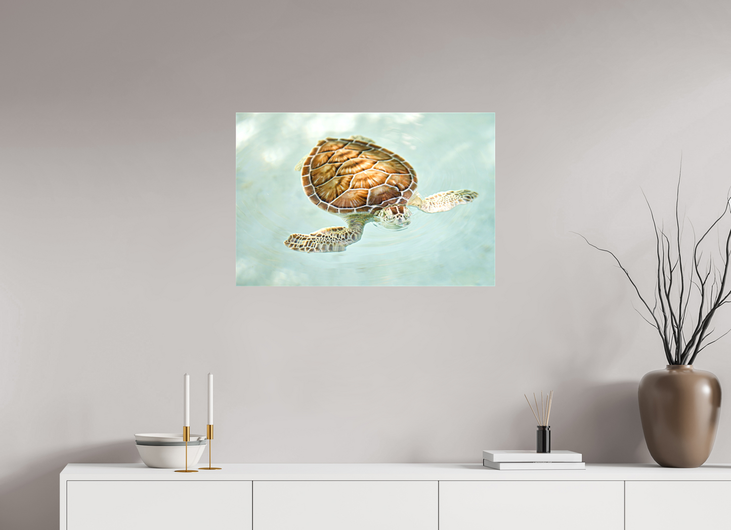 Bubbly Sea Turtle