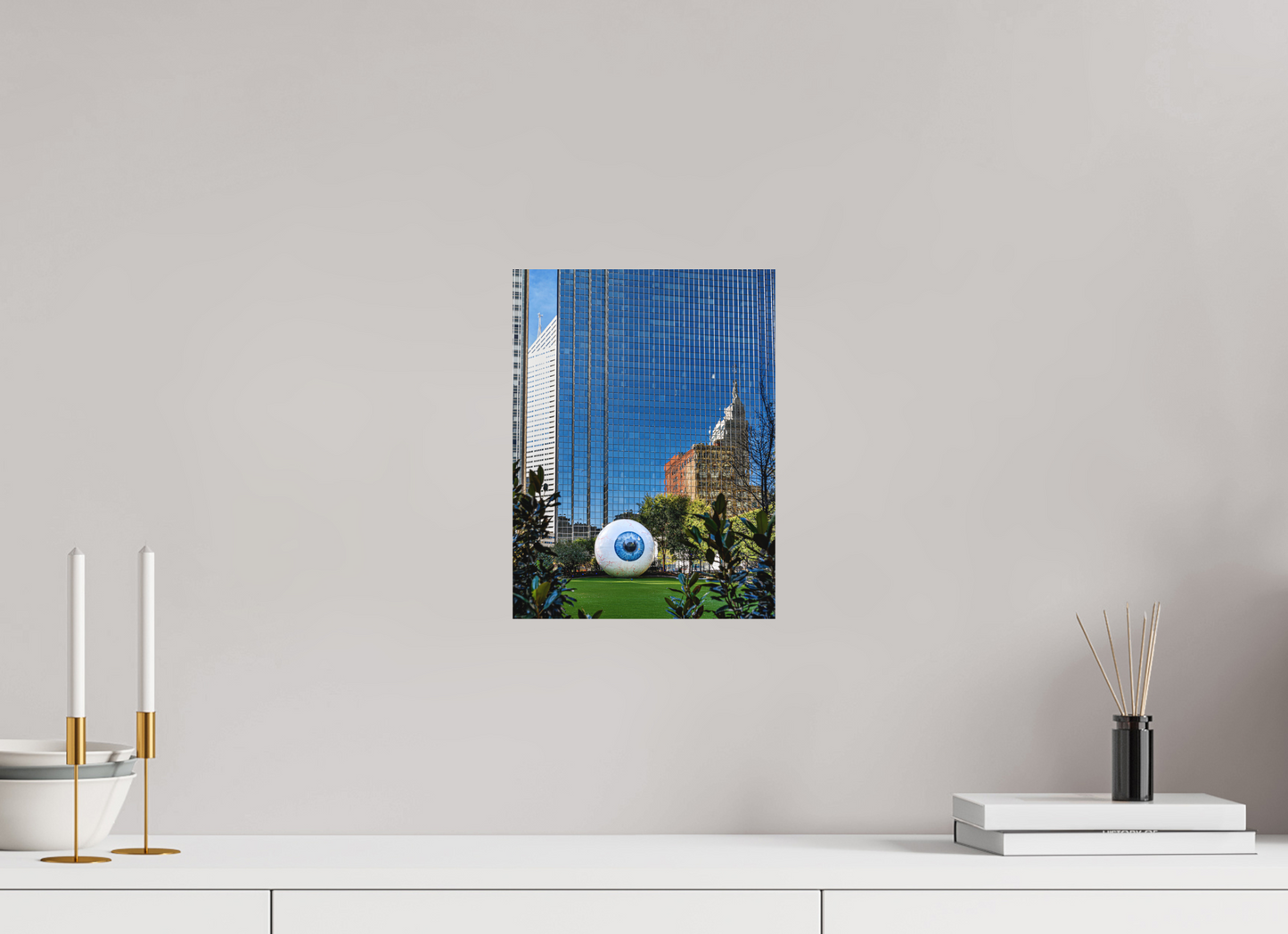 9 x 12″, Aluminum - low glare More than meets the eye
