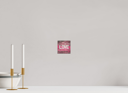 Adore on a wall
