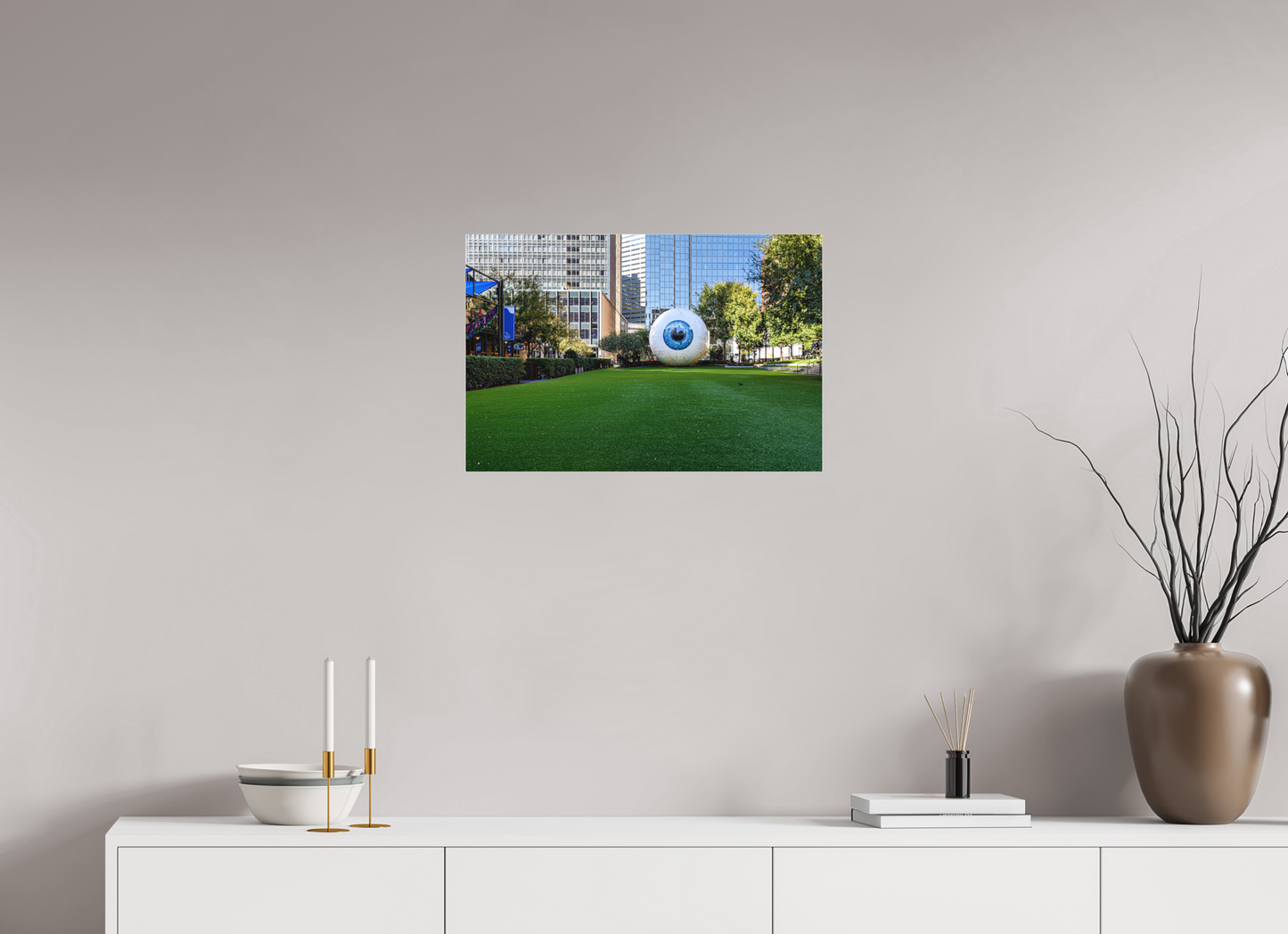 24 x 16″, Acrylic - low glare In the public eye