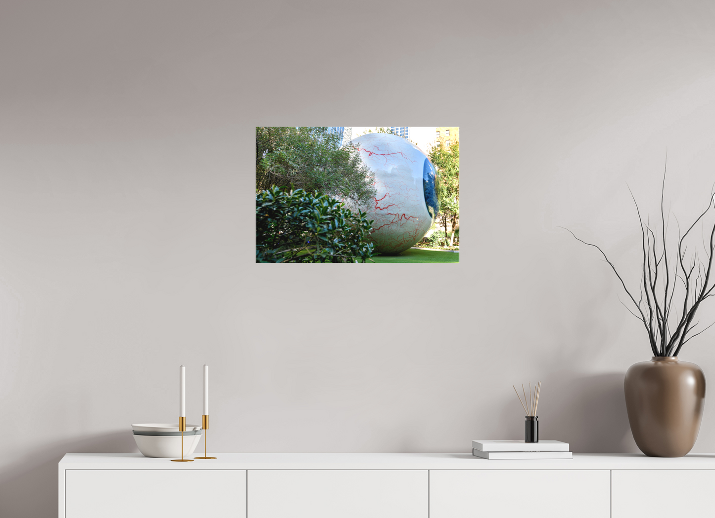 24 x 16″, Canvas Print Eye - roller