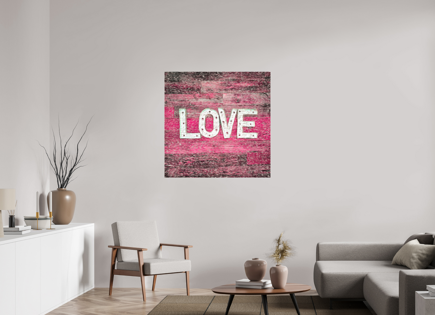 Adore on a wall