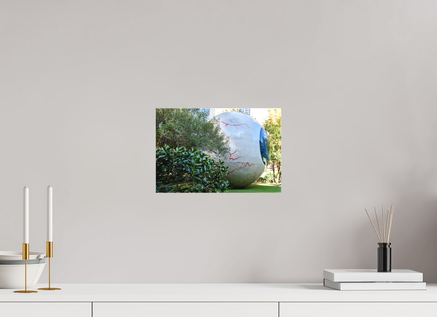 12 x 8″, Canvas Print Eye - roller