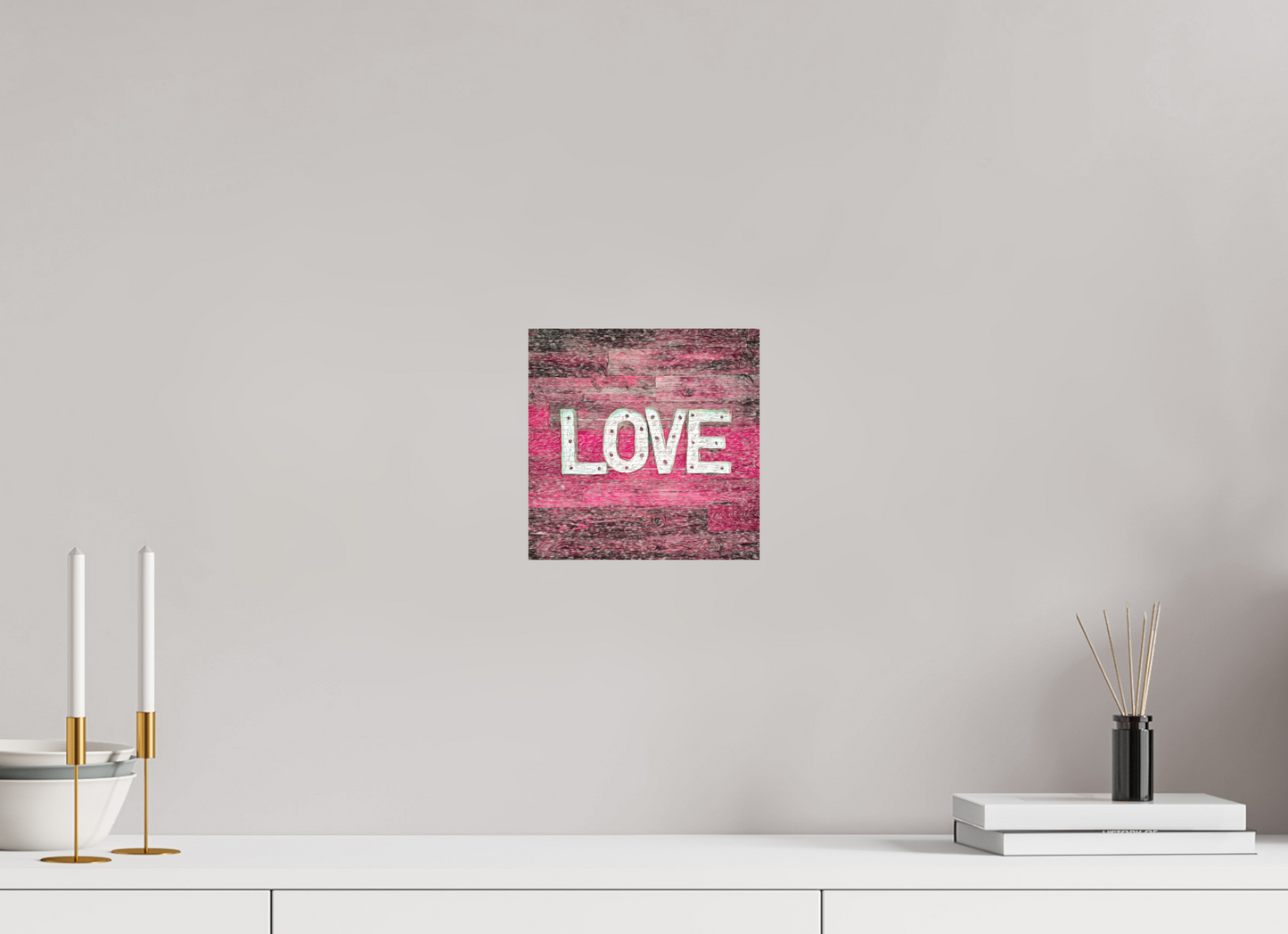 Adore on a wall