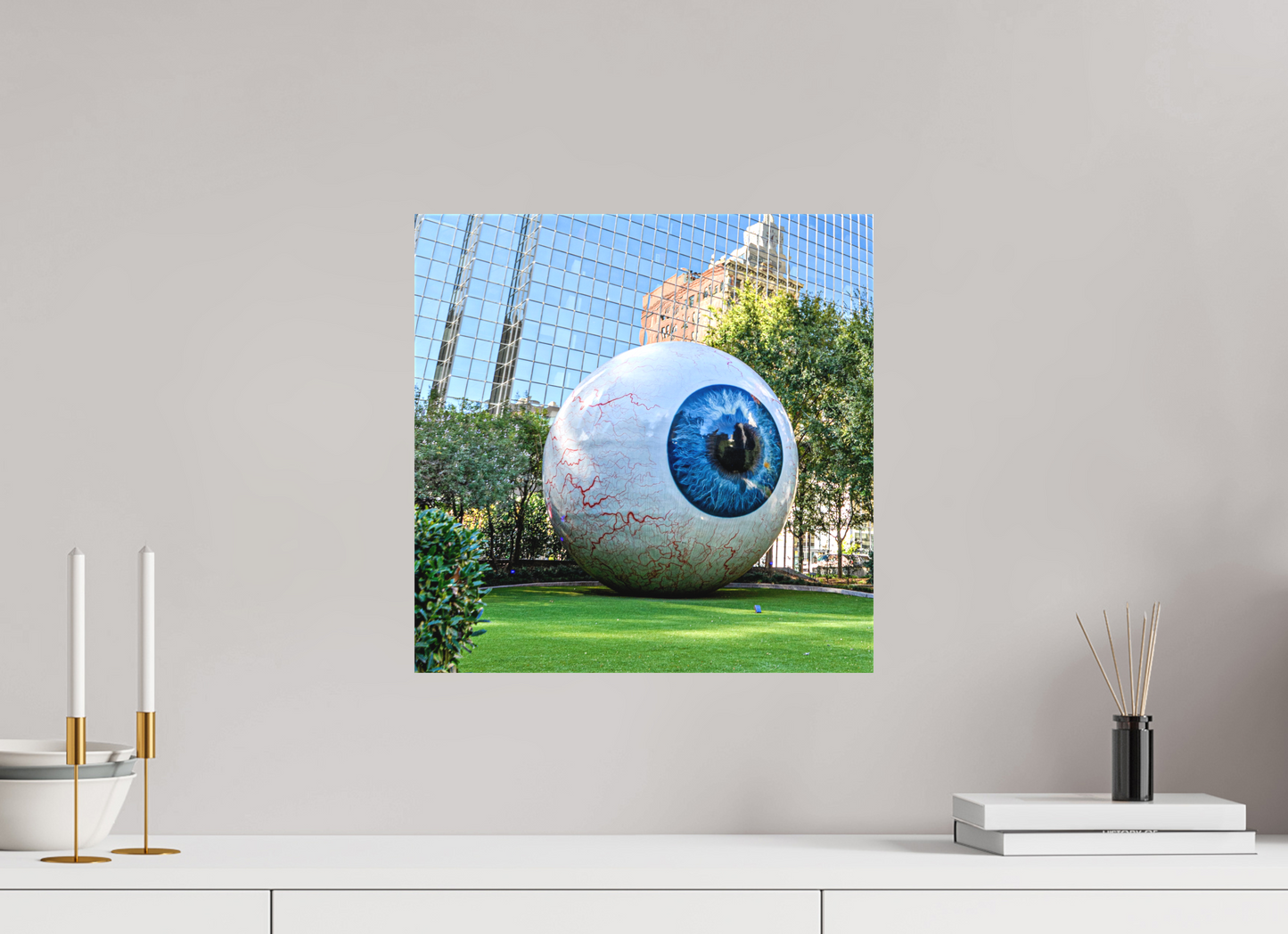 15 x 15″, Canvas Print Feast your eye