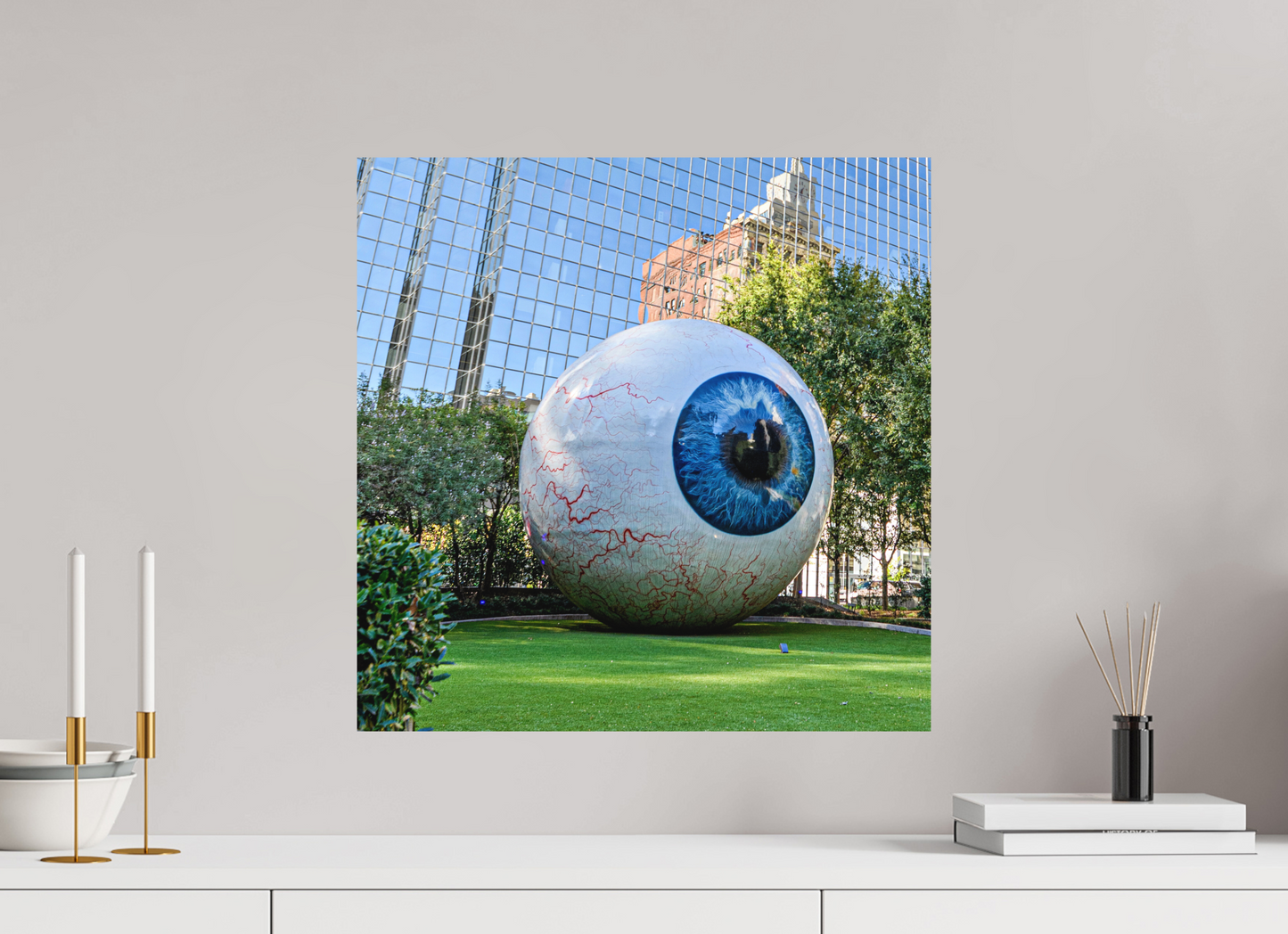 20 x 20″, Color Print Feast your eye