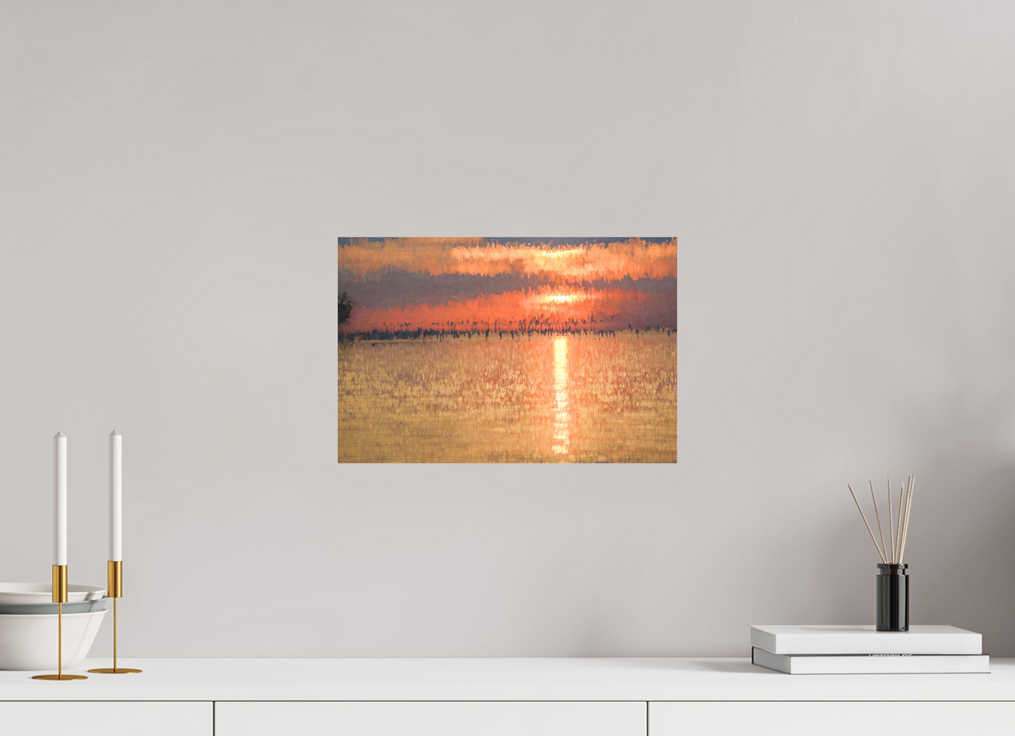 15 x 10″, Color Print Golden Sunset