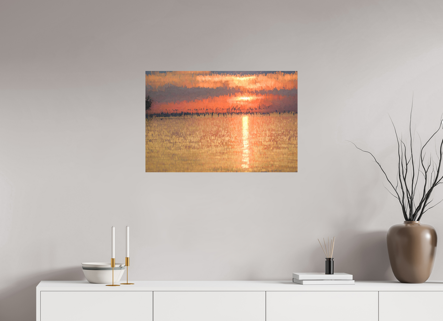30 x 20″, Color Print Golden Sunset