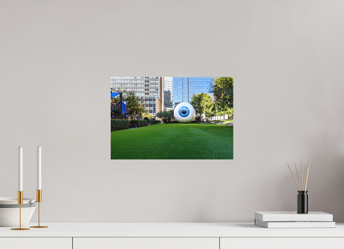 15 x 10″, Canvas Print In the public eye