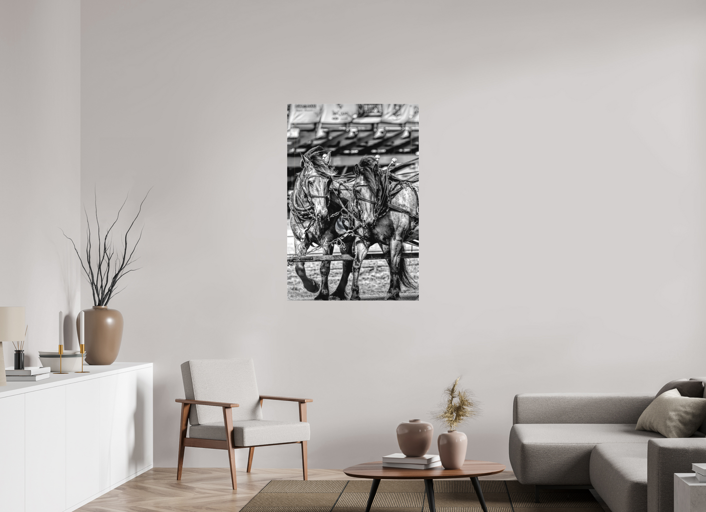 30 x 45″, Canvas Print Mane Attraction