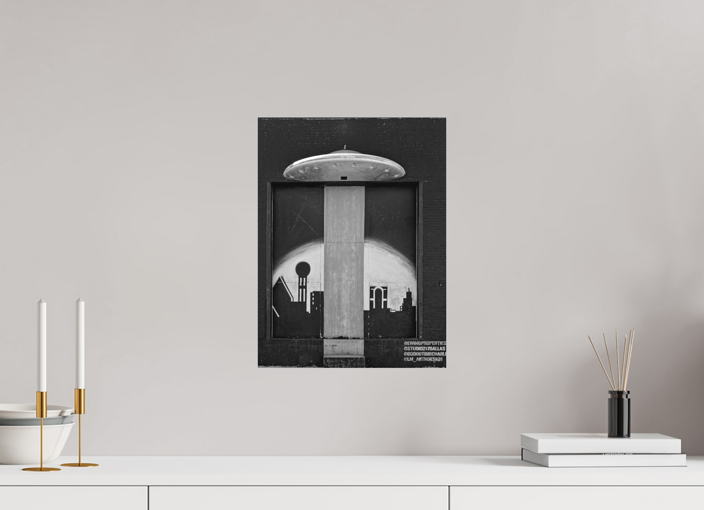 12 x 16″, Black and White Print Snatchin' Yo People Up