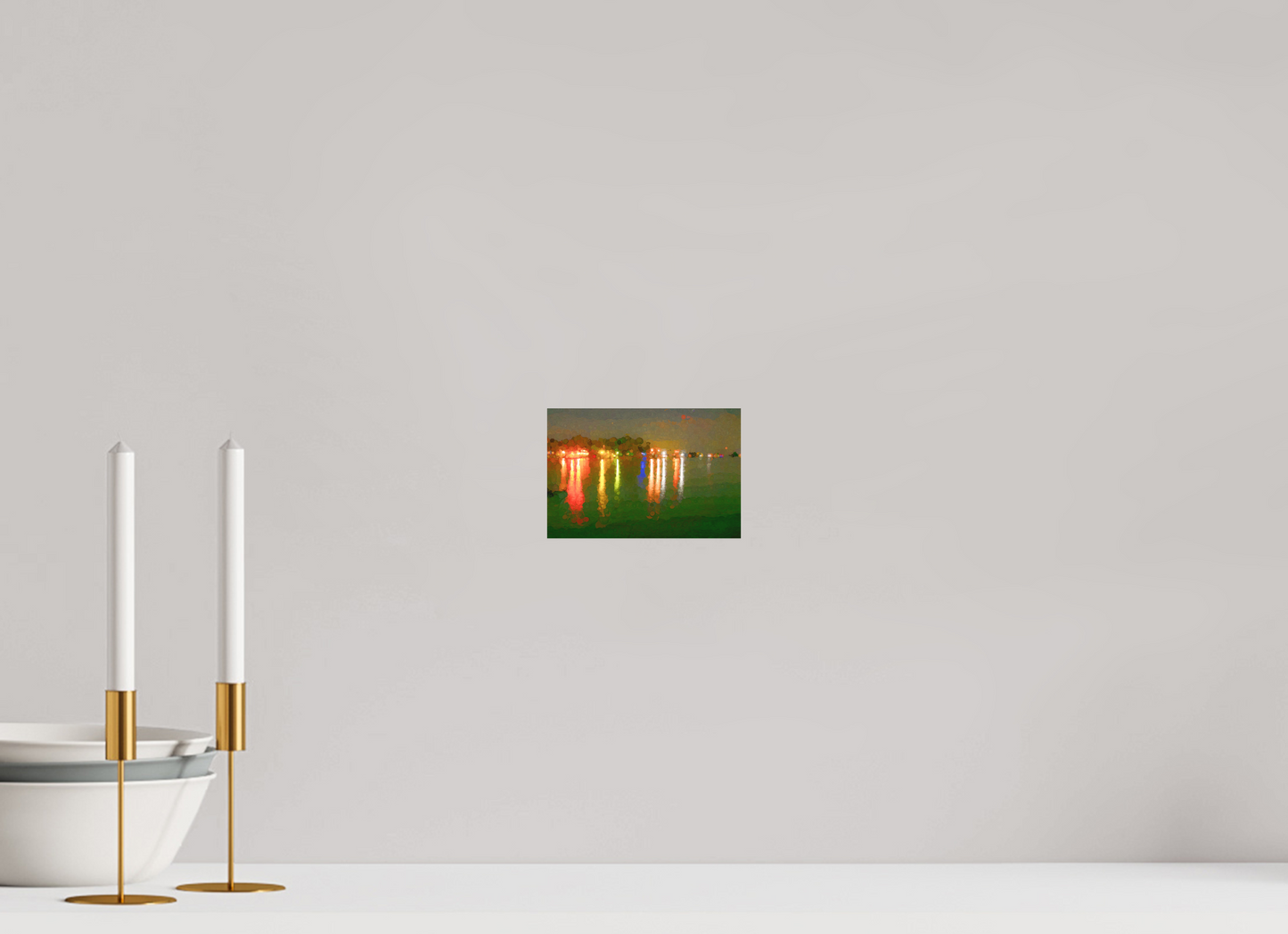 6 x 4″, Aluminum - low glare Reflecting on the Lake Life