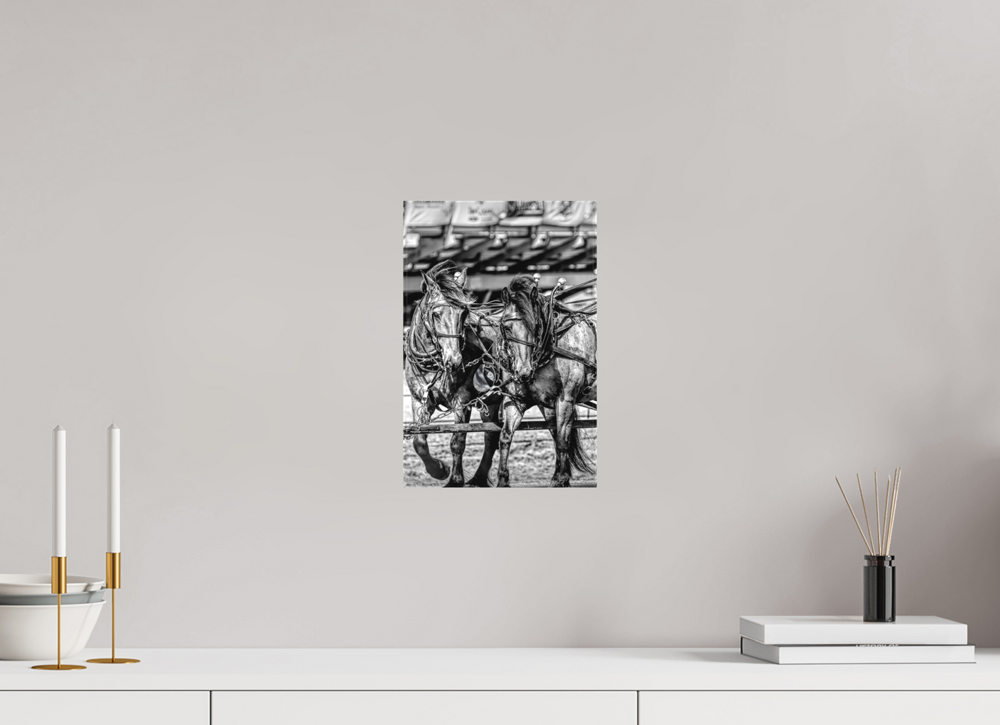 8 x 12″, Canvas Print Mane Attraction