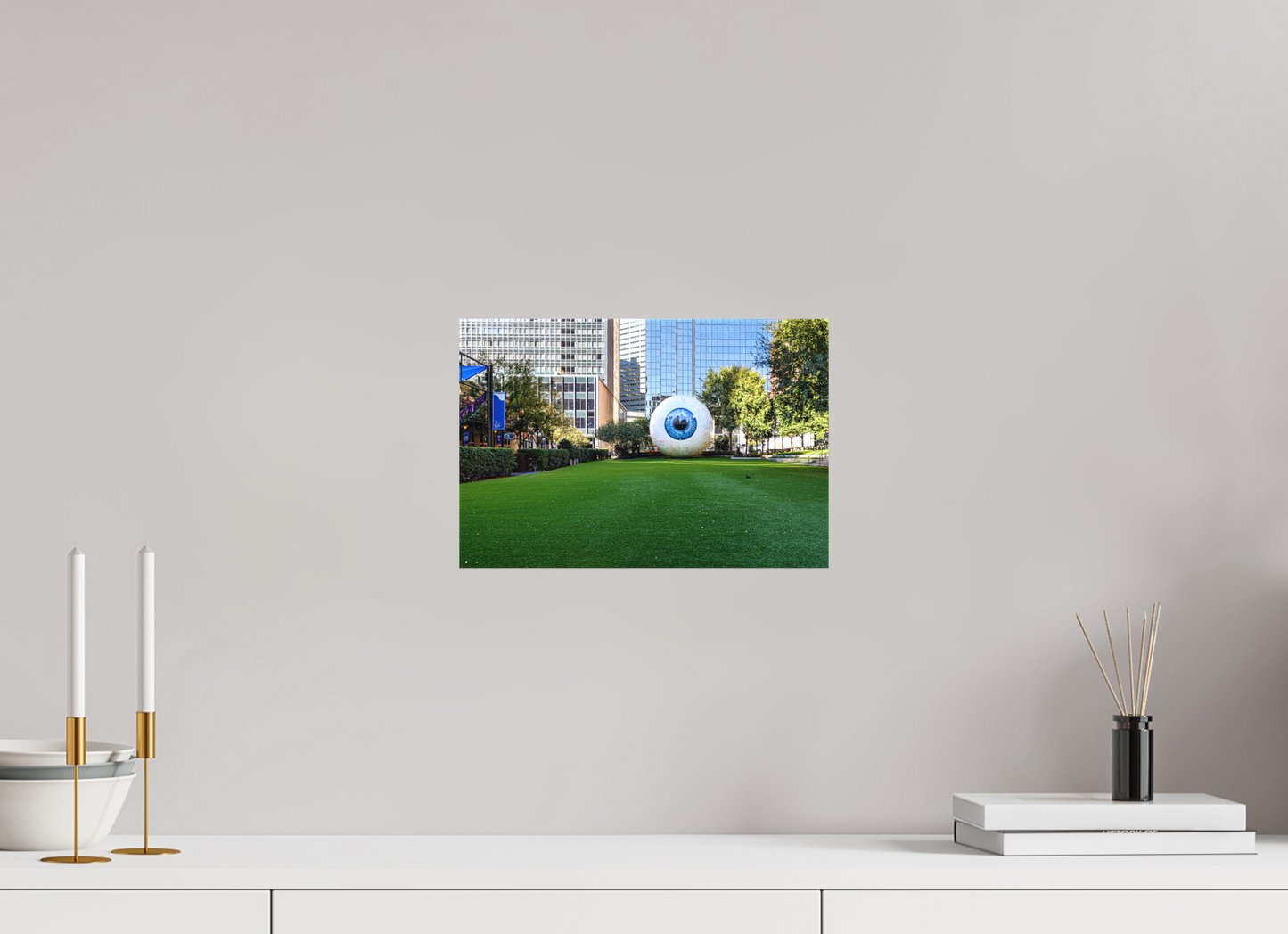 12 x 8″, Canvas Print In the public eye