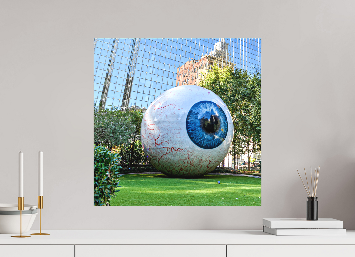 20 x 20″, Canvas Print Feast your eye
