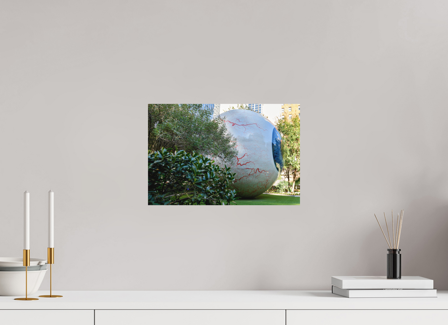 15 x 10″, Aluminum - low glare Eye - roller